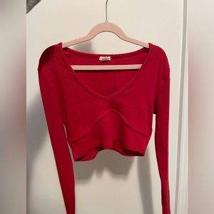 Garage Red Crop Top